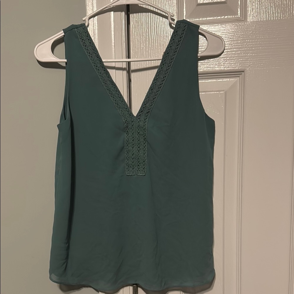 Teal Sleeveless Top